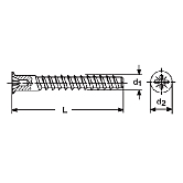 Eckverbinder-Schrauben Stahl vz 