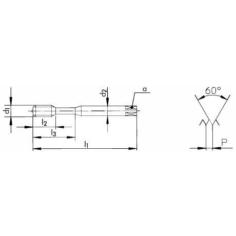 Maschi per filettatura a macchina DC M DIN 371, ti [SimilarCatItems.CatItem.ArtName2]