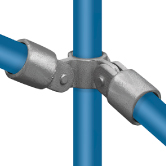 Connettore per tubi TIPO 48 Doppio giunto 90° ZF 