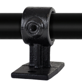 Rohrverbinder TYP 34 Handlaufhalterung schwarz 