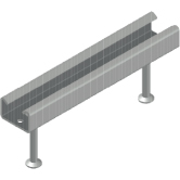 Ankerschienen K 40/25 INOX A4 kaltgewalzt 