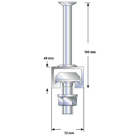 Binari di ancoraggio W 72/48 INOX A4 LC [SimilarCatItems.CatItem.ArtName2]