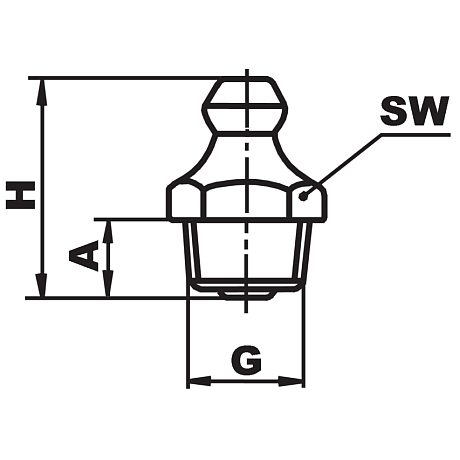 Hydraulik-Schmiernippel H 1 DIN 71412 A2 [SimilarCatItems.CatItem.ArtName2]