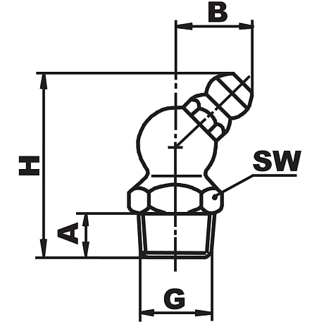 Hydraulik-Schmiernippel 45° H2 2 DIN 71412 [SimilarCatItems.CatItem.ArtName2]